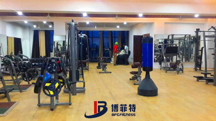 博菲特健身器材案例 印度客户的健身房图片