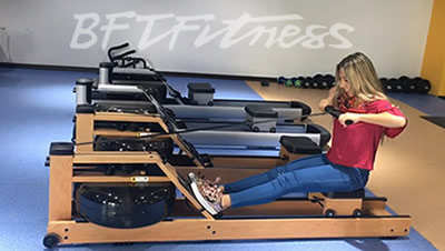 Customers Testing Fitness Equipment In BFT Fitness Show Room